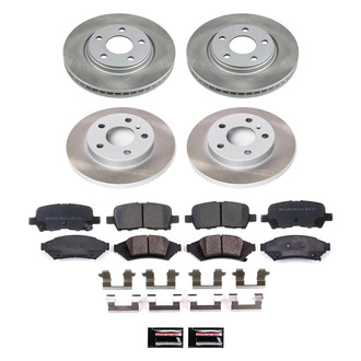 PowerStop® - Semi Coated Front and Rear Disc Brake Kit