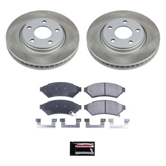 PowerStop® - Semi Coated Front Disc Brake Kit