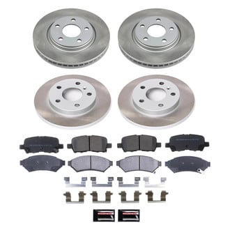 PowerStop® - Semi Coated Front and Rear Disc Brake Kit