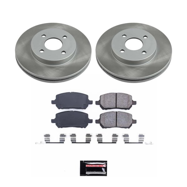  PowerStop® - Semi Coated Front Disc Brake Kit