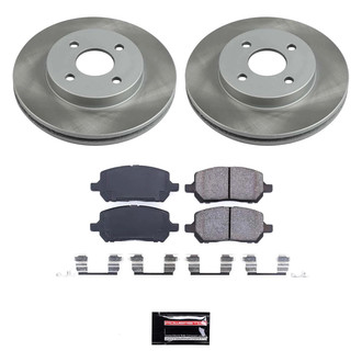 PowerStop® - Semi Coated Front Disc Brake Kit