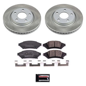 PowerStop® - Semi Coated Front Disc Brake Kit
