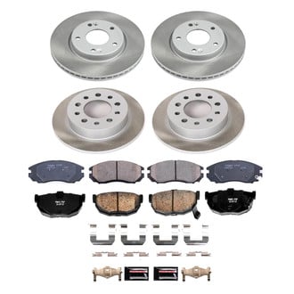 PowerStop® - Semi Coated Front and Rear Disc Brake Kit