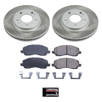 PowerStop® - Semi Coated Front Disc Brake Kit