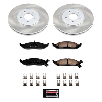 PowerStop® - Semi Coated Front Disc Brake Kit