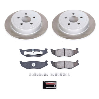 PowerStop® - Semi Coated Rear Disc Brake Kit