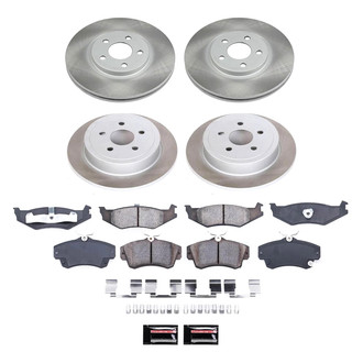 PowerStop® - Semi Coated Disc Brake Kit