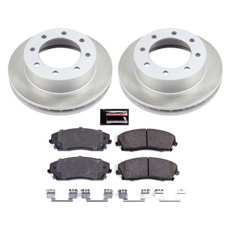 PowerStop® - Semi Coated Front Disc Brake Kit