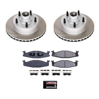 PowerStop® - Semi Coated Front Disc Brake Kit