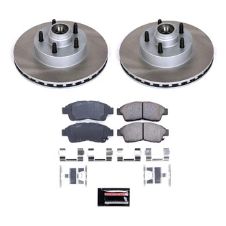 PowerStop® - Semi Coated Front Disc Brake Kit