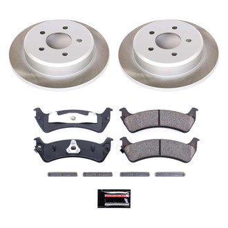 PowerStop® - Semi Coated Rear Disc Brake Kit