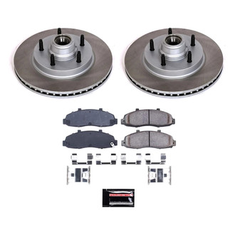 PowerStop® - Semi Coated Front Disc Brake Kit