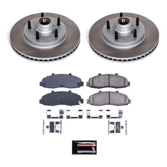 PowerStop® - Semi Coated Front Disc Brake Kit