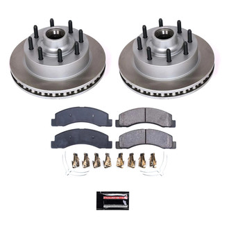 PowerStop® - Semi Coated Front Disc Brake Kit