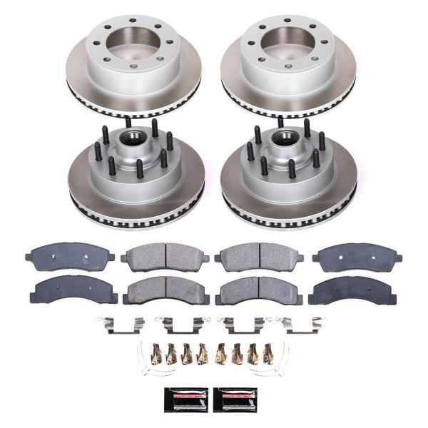  PowerStop® - Semi Coated Front and Rear Disc Brake Kit