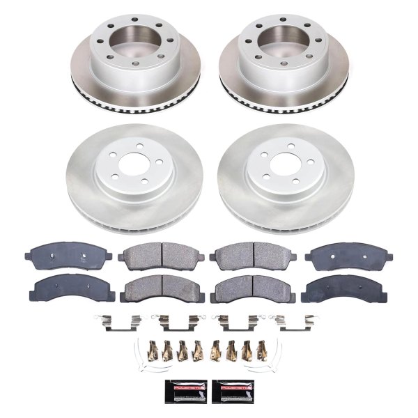  PowerStop® - Semi Coated Front and Rear Disc Brake Kit