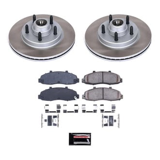 PowerStop® - Semi Coated Front Disc Brake Kit