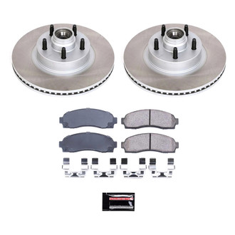 PowerStop® - Semi Coated Front Disc Brake Kit