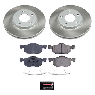 PowerStop® - Semi Coated Front Disc Brake Kit