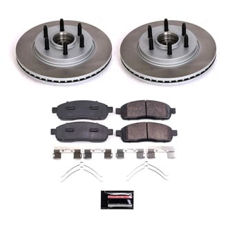 PowerStop® - Semi Coated Front Disc Brake Kit