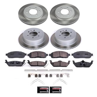 PowerStop® - Semi Coated Front and Rear Disc Brake Kit