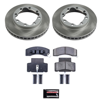 PowerStop® - Semi Coated Front Disc Brake Kit