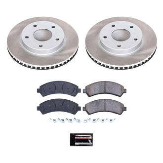PowerStop® - Semi Coated Front Disc Brake Kit