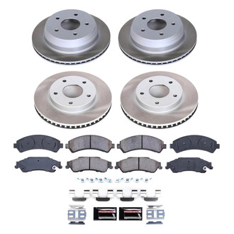 PowerStop® - Semi Coated Front and Rear Disc Brake Kit