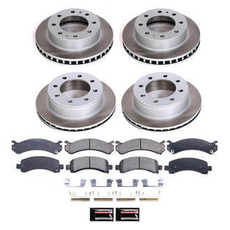 PowerStop® - Semi Coated Front and Rear Disc Brake Kit