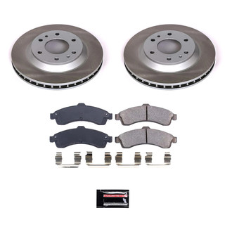 PowerStop® - Semi Coated Front Disc Brake Kit