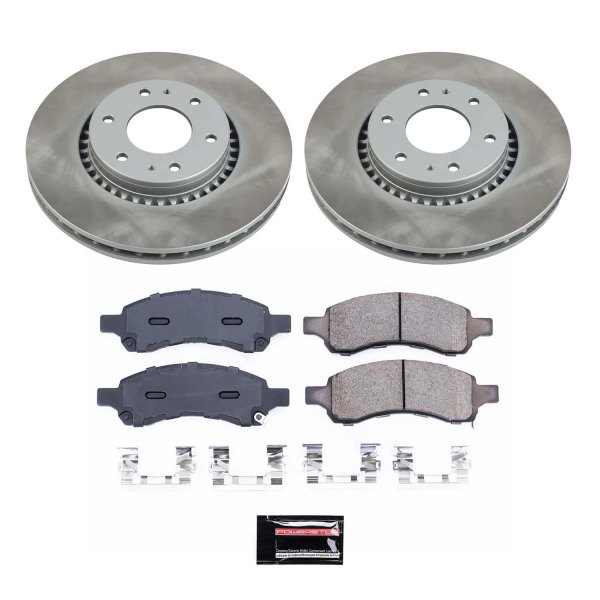  PowerStop® - Semi Coated Front Disc Brake Kit