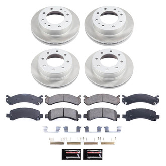 PowerStop® - Semi Coated Front and Rear Disc Brake Kit