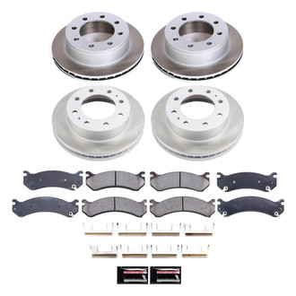PowerStop® - Semi Coated Front and Rear Disc Brake Kit