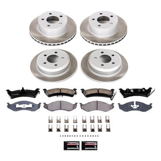 PowerStop® - Semi Coated Front and Rear Disc Brake Kit