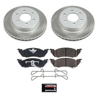 PowerStop® - Semi Coated Front Disc Brake Kit