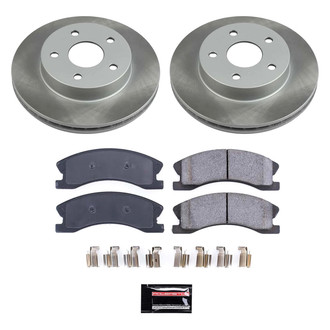 PowerStop® - Semi Coated Front Disc Brake Kit