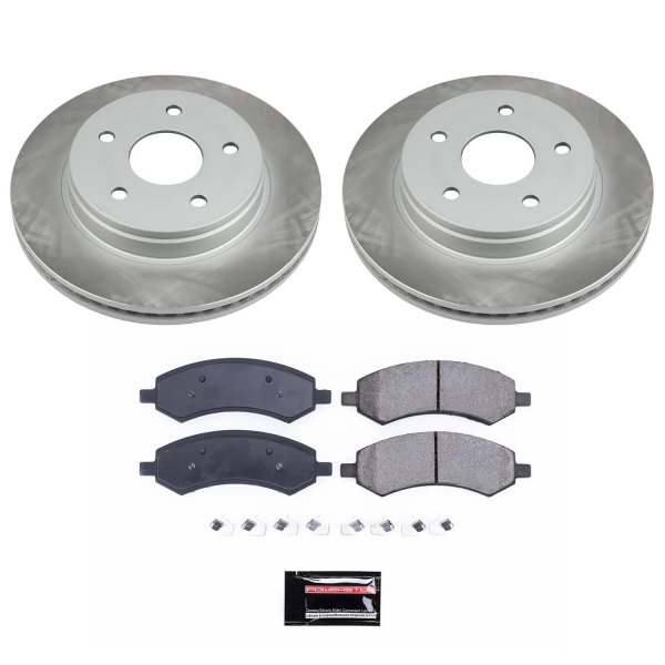  PowerStop® - Semi Coated Front Disc Brake Kit