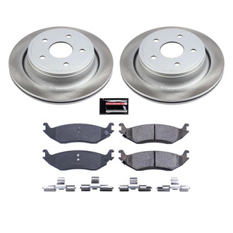 PowerStop® - Semi Coated Rear Disc Brake Kit