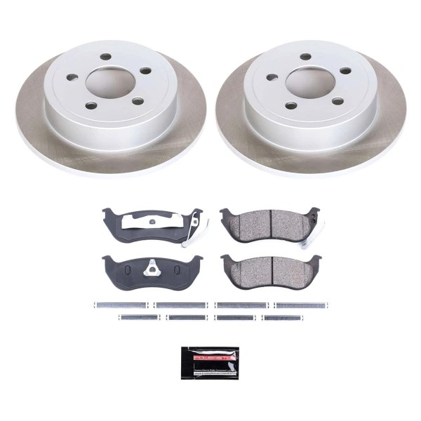  PowerStop® - Semi Coated Rear Disc Brake Kit