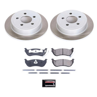PowerStop® - Semi Coated Rear Disc Brake Kit