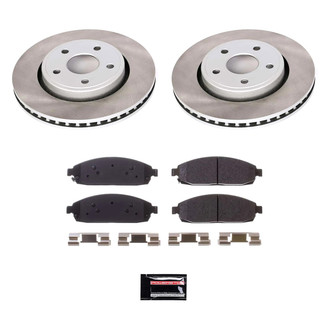 PowerStop® - Semi Coated Front Disc Brake Kit