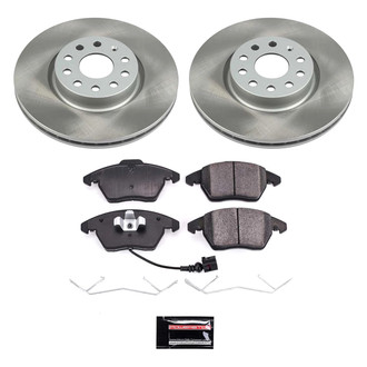 PowerStop® - Semi Coated Front Disc Brake Kit