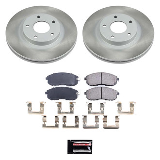 PowerStop® - Semi Coated Front Disc Brake Kit