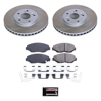 PowerStop® - Semi Coated Front Disc Brake Kit