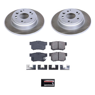 PowerStop® - Semi Coated Rear Disc Brake Kit