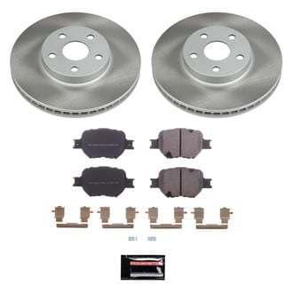 PowerStop® - Semi Coated Front Disc Brake Kit