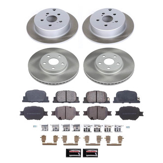 PowerStop® - Semi Coated Front and Rear Disc Brake Kit