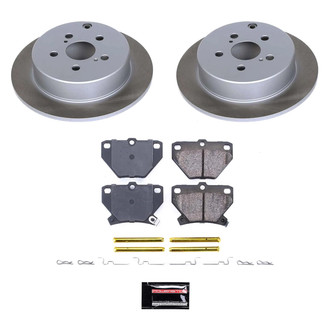 PowerStop® - Semi Coated Rear Disc Brake Kit