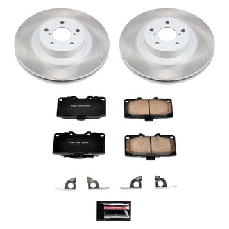 PowerStop® - Semi Coated Front Disc Brake Kit