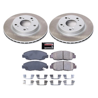 PowerStop® - Semi Coated Front Disc Brake Kit